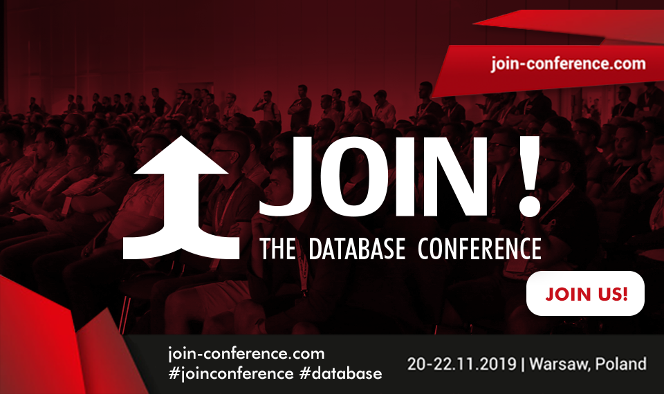 Doskonali prelegenci i świetna zawartość techniczna – JOIN! The Database Conference 2019
