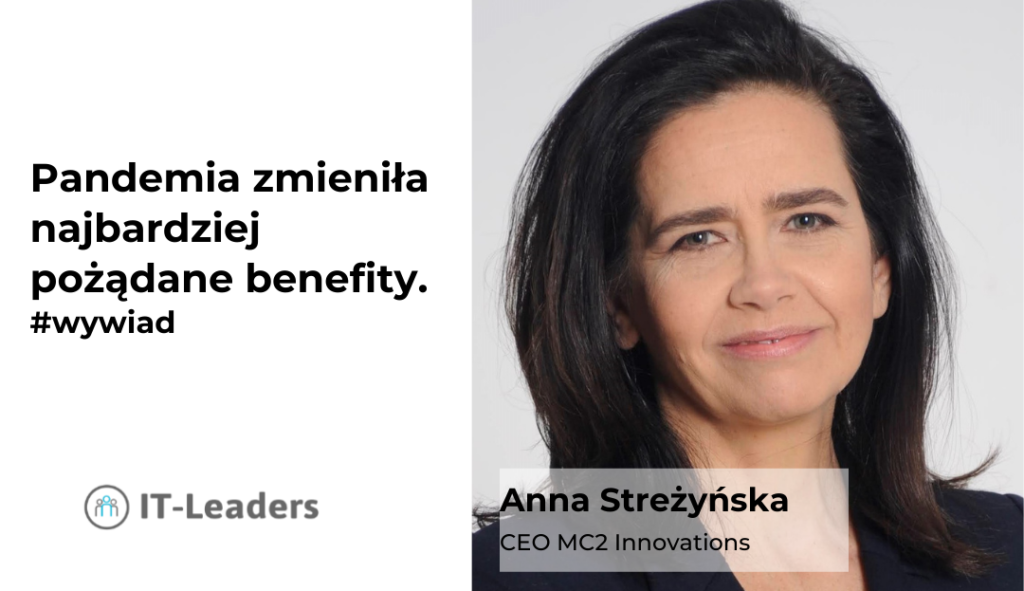 Pandemia zmieniła najbardziej pożądane benefity. Wywiad z Anną Streżyńską, CEO MC2 Innovation.